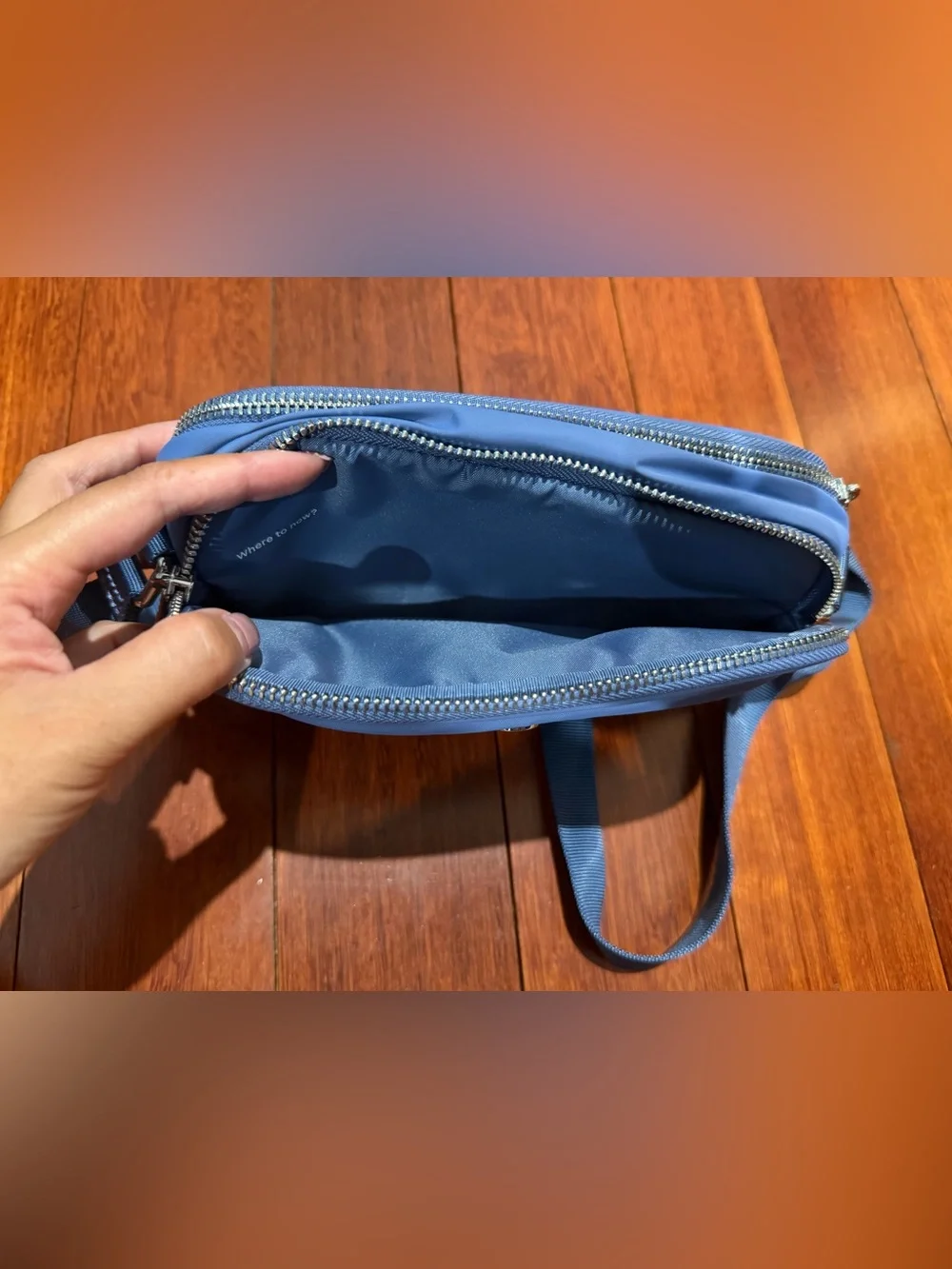 Lululemon Crossbody Camera Bag 2L Oasis Blue